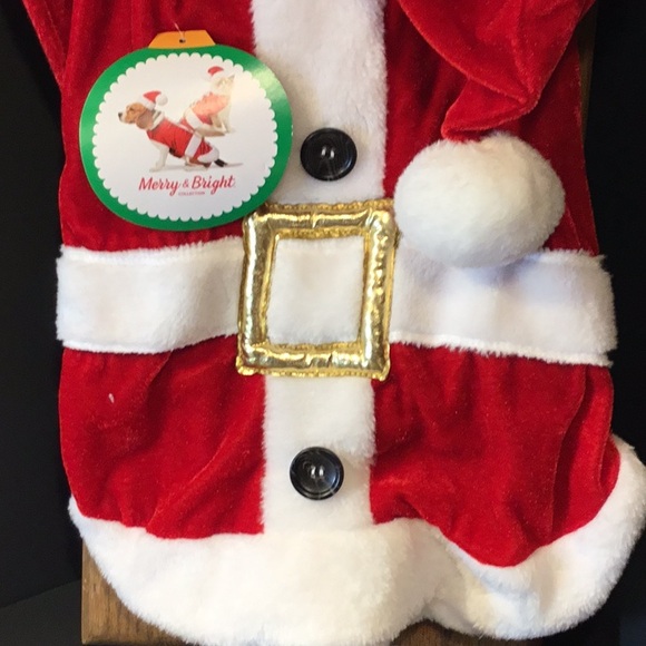 NWT Santa Pet Christmas Costume size Medium - Picture 6 of 16